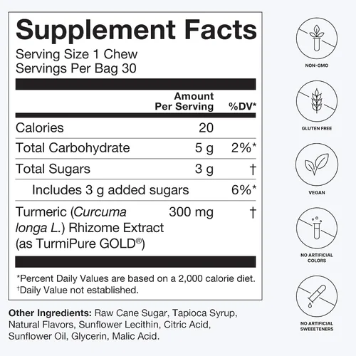 Miniatura 5 de Humann SuperBeets Memory + Focus & Turmeric Chews