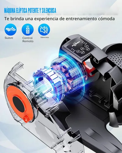 Miniatura 2 de Putnen Under Desk Elliptical Machine, Electric Elliptical Leg Exerciser for Seniors with 12 Adjustable, Portable Quiet Elliptical Exercise Machine
