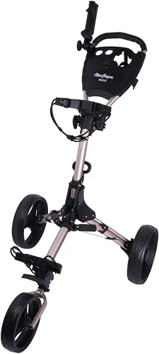 Miniatura 3 de MacGregor Carrito de golf plegable de 3 ruedas Titanium MacTec con soporte para paraguas