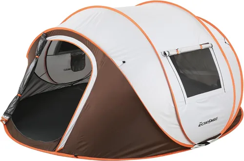 Miniatura 8 de EchoSmile Tienda de campaña desplegable para 2/4/6 personas, fácil instalación, cúpula resistente al agua, portátil con bolsa de transporte Blanco