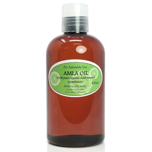 Miniatura 8 de Dr Adorable - 4 oz - Aceite orgánico AMLA sin refinar - 100% puro prensado en frío extra virgen para un cabello sano y cuero cabelludo hidratado