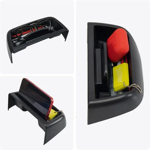 Miniatura 5 de Bandeja de almacenamiento para consola central para 2021-2024 Ford Bronco Sport CX430 Organizador de tablero de consola central con soporte