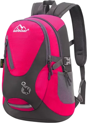 sunhiker Pequeña mochila de senderismo para mujeres y hombres, 20L, ligera, mochila de viaje, mochila casual para ciclismo, acampar al aire libre