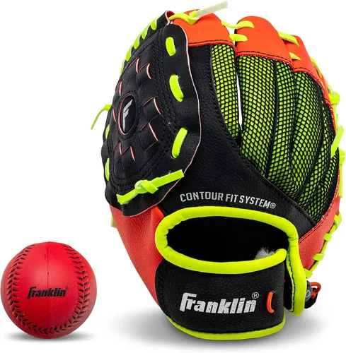 Miniatura 13 de Guantes Franklin Sports con agarre, para T-ball (9.0 pulgadas)