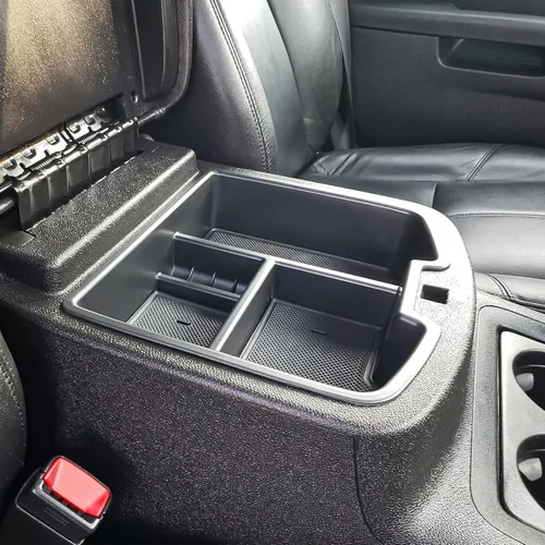 Miniatura 7 de TACORBO Bandeja organizadora de consola central para GMC Sierra 2500 3500 accesorios Yukon XL Silverado 2500 3500 Suburban 1500 Tahoe / 07-13 GMC