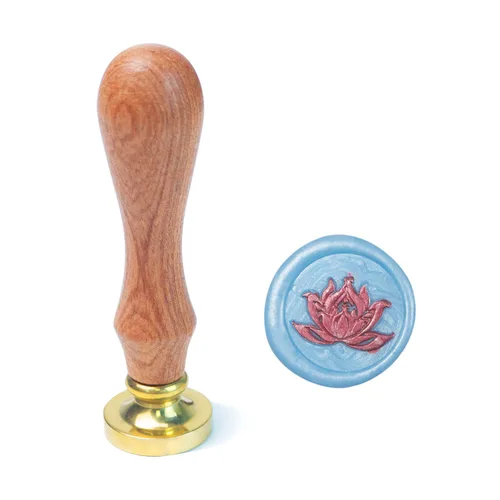 Miniatura 38 de Juego de sellos de cera de animales con 7 cabezas de latón extraíbles y 1 mango de madera, sello de cera retro para gatos, pájaros, mariposa, abeja
