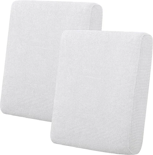 Miniatura 129 de Easy-Going - 4 Fundas de cojín elásticas para sofá seccional, izquierda/derecha, en forma de L, funda de asiento antideslizante, suave, flexible