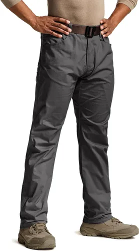 Miniatura 47 de CQR – Pantalones tácticos elásticos tipo cargo para hombre, resistentes al agua, de tela ripstop (antidesgarros), ligeros, ideales para uso diario