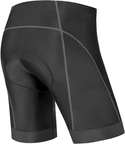 Miniatura 2 de Qualidyne - Shorts de ciclismo para hombre, con acolchado 3D, secado rápido y cómodos
