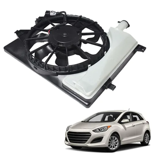 Reemplazo del conjunto del ventilador de enfriamiento del condensador del radiador para 2014-2016 Elantra 2015-2016 Forte 2015 Forte Koup 12V