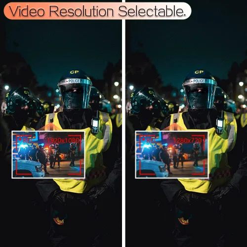 Miniatura 3 de 1080P HD Mini cámara de bolsillo grabadora de vídeo soporte Loop grabación de video, grabación de audio solamente, tarjeta de memoria de 32 GB