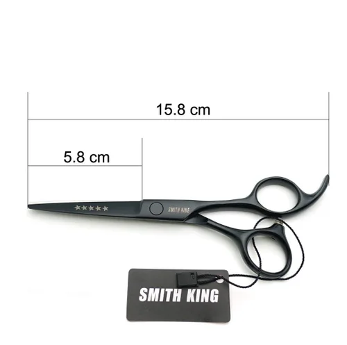 Miniatura 8 de Tijeras de pelo de 5.5 pulgadas con peine de adelgazamiento, tijeras de corte de cabello, tijeras de adelgazamiento para profesionales y personales