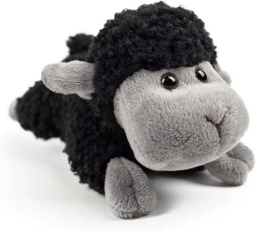 Miniatura 4 de Peluche de cordero de oveja, suave y lindo juguete de peluche de cordero negro, juguetes de peluche de ovejas para niños, regalos para niños