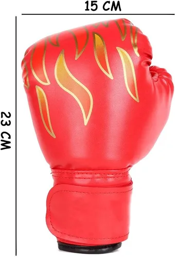Miniatura 4 de Ochine Guantes de boxeo para niños, guantes de boxeo para niños, niñas, jóvenes, jóvenes, guantes de boxeo para combates de sparring, entrenamiento