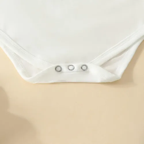Miniatura 5 de Traje de primer cumpleaños para bebé niño Wild One Animal Bowtie Romper pantalones cortos con tirantes