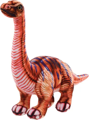 Miniatura 2 de iscream Dinosaur Buddies - Juguete de brontosaurio de peluche de 12 x 14 pulgadas con sonido rugiente