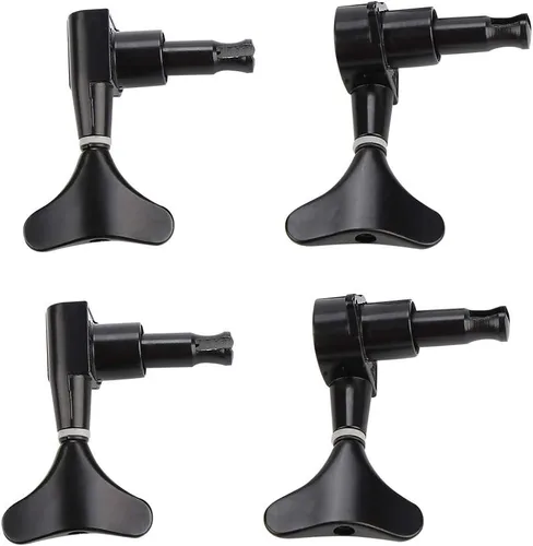 Miniatura 7 de VBESTLIFE 2L 2R cabezas de máquina de bajo eléctrico, clavijas dominantes selladas de afinación de la cuerda del sintonizador para bajo eléctrico