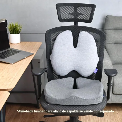 Miniatura 9 de C CUSHION LAB Cojín de Asiento Patentado de Alivio de Presión para Largas Horas Sentado en Silla de Oficina/Casa, Auto, Silla de Ruedas - Espuma