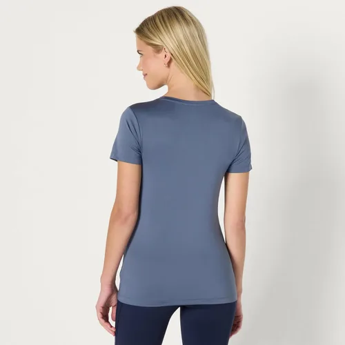 Miniatura 127 de Amazon Essentials Camiseta de manga corta con cuello redondo para mujer, de secado rápido, para entrenamiento, gimnasio, paquete múltiple