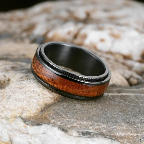 Miniatura 66 de King Will Anillo giratorio de acero inoxidable 316L para hombres y mujeres, 0.315 in de dragón/nudo celta, anillo para ansiedad para aliviar