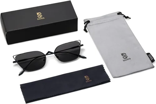 Miniatura 5 de SOJOS Small Cateye Sunglasses Fashion Narrow Fun Designer Sun Glasses SJ1127A