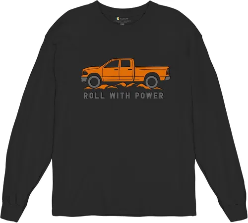 Miniatura 129 de Tee Hunt Camisetas gráficas y camisetas sin mangas para hombre Roll with Power Pickup Truck