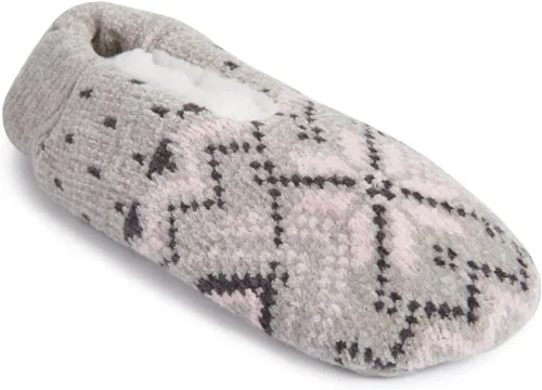Miniatura 2 de Laura Ashley Fair Isle - Calcetines mullidos para mujer con agarres, antideslizantes, cálidos, acogedores, para interiores