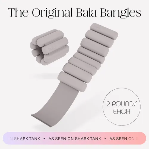 Miniatura 2 de Bala Pulseras con Pesos Ajustables para Muñeca y Tobillo para Mujer y Hombre - Juego de Brazaletes de Silicona con Pesos para Gimnasio, Yoga, Gris