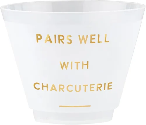 Miniatura 12 de Santa Barbara Design Studio Party Shot Glass - 10 vasos reutilizables de plástico sin BPA, 2 onzas, tequila de sal y lima