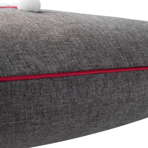 Miniatura 6 de KINGROSE Funda de almohada decorativa con apliques de nieve navideña, funda de almohada cuadrada para sofá, cama, sala de estar, sofá, silla