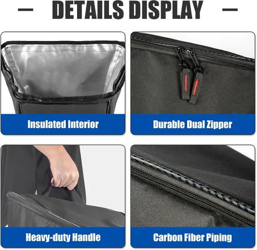 Miniatura 9 de Bolsa de maletero delantera para Spyder RT, organizador de frunk, bolsas de equipaje, bolsa de almacenamiento de carga extraíble, accesorios