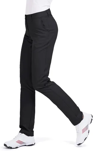 Miniatura 2 de Pantalones de golf para mujer, elásticos, rectos, ligeros, transpirables, de sarga, pantalones chinos para trabajo