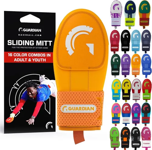 Miniatura 18 de Guante deslizante Guardian Baseball - Tallas para jóvenes y adultos - Guante deslizante para béisbol - Correa de compresión elástica
