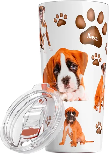 Miniatura 11 de Greenline Goods Vaso aislado de bulldog francés con tapa, 20 onzas, perfecto para mamás de perros, papás, amantes, taza aislada de bulldog francés