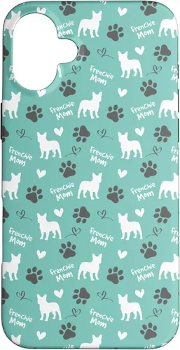 Miniatura 23 de Funda para iPhone 13 Pro Max Frenchie Mom Bulldog Francés Mamá Azul Mujeres