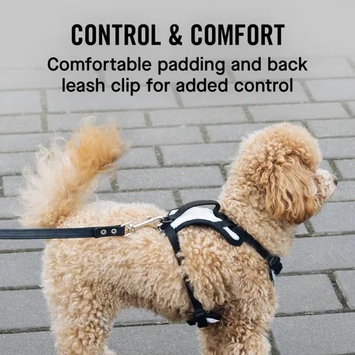 Miniatura 4 de Canada Pooch Arnés para perro Everything sin tirones, arnés fácil de caminar para perros con exterior de malla transpirable, arnés ajustable
