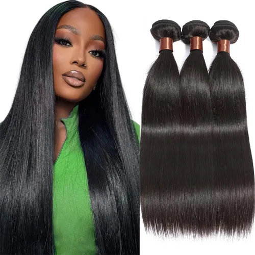 Miniatura 20 de Angie Queen 1 paquetes de cabello humano virgen sin procesar de 10 pulgadas, cabello humano ondulado y húmedo, cabello humano ondulado y natural