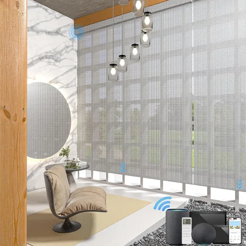 Miniatura 40 de MYshade Persianas enrollables personalizadas para ventana, persianas enrollables para ventanas con cable, bloqueo solar, protección de privacidad