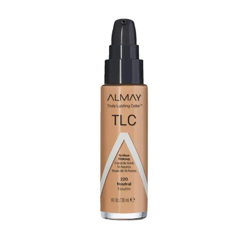 Miniatura 11 de Almay Base líquida, Color Verdaderamente Duradero, Acabado Natural de Larga Duración, Vitamina E y Extracto de Limón, Hipoalergénico, Libre de 140