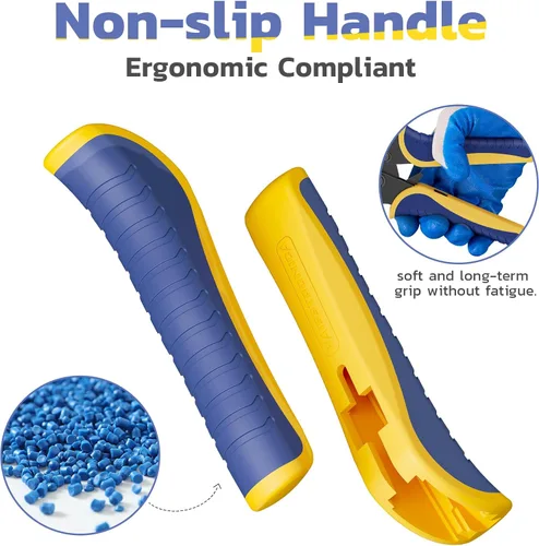 Miniatura 6 de haisstronica Pelacables y herramienta de crimpado, herramienta de pelacables automática AWG 24-10 con crimpadora de alambre de carraca AWG 22-10