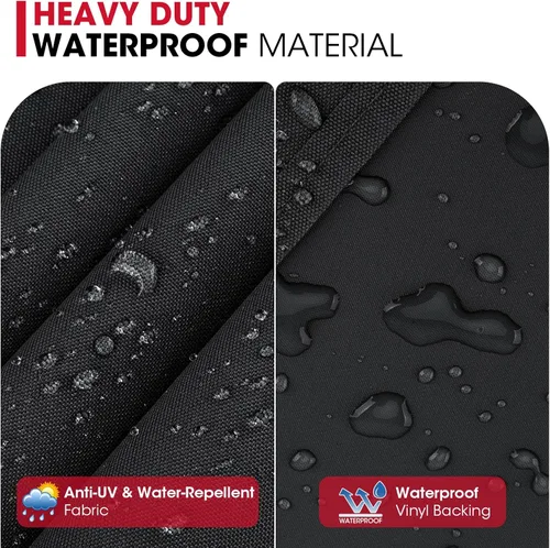 Miniatura 6 de Unicook - Cubierta para ahumador eléctrico resistente al agua de 29.9 pulgadas de alto y 40.2 pulgadas de alto, material especial resistente a