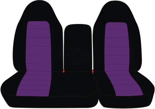 Miniatura 13 de Funda para asientos y apoya brazos de camiones, asiento delantero dividido 60/40 con apertura en el medio, para camión 1997-2000 Ford F-150, de 21