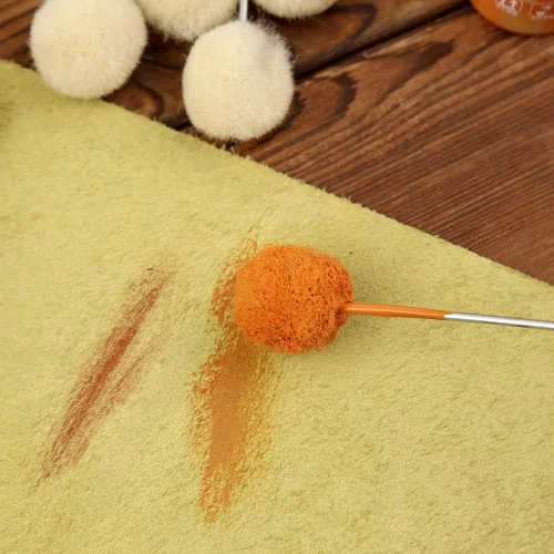 Miniatura 6 de BUTUZE Daubers - Cepillo de lana Daubers de lana con mango de metal, para tintes de cuero para proyectos de manualidades (50 unidades)