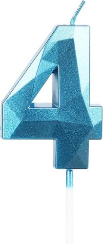 Miniatura 300 de Velas de cumpleaños número 15, velas número 15, velas de feliz cumpleaños de oro rosa para pastel, decoraciones de cobertura de pastel de diseño 3D