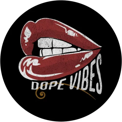 Miniatura 3 de Red Lips Dope Vibes Sexy Sassy Runway Moda PopSockets intercambiables PopGrip
