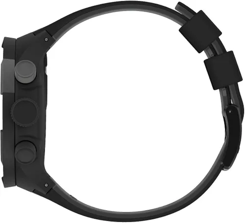 Miniatura 3 de Swatch Correa de silicona de cuarzo, negro, reloj casual 20 (Modelo SB02B400), Negro, Moderno
