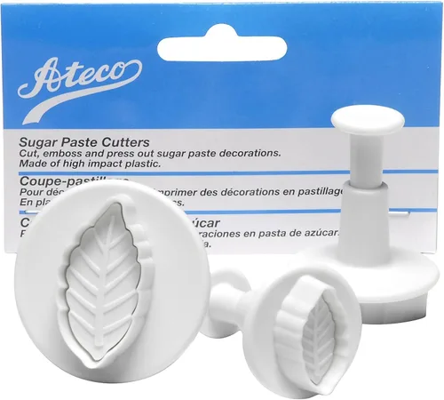 Miniatura 5 de Ateco Juego de 3 cortadores de flores de pasta de azúcar