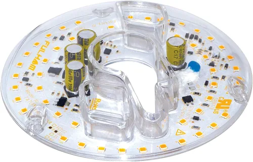 Fulham Iluminación TJTUNV015AC930B UNV Entrada-Triac Dimming-5VA lente-15W-90CRI-3000K-120° Ángulo de haz-MCPCB-6.5" círculo x .78" H-RoHS