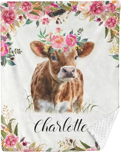 Miniatura 9 de Mantas de bebé personalizadas para niños, manta de felpa suave de doble capa con respaldo de puntos, manta personalizada de oso minky, manta de bebé