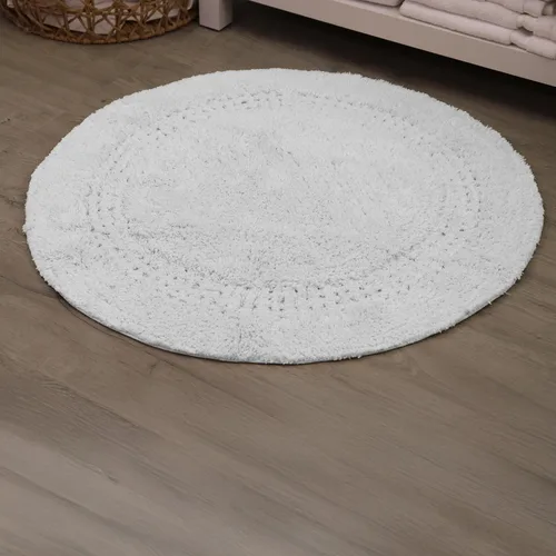 Miniatura 41 de Home Weavers Classy - Juego de alfombras de baño 100 % algodón, decoración de baño, lavable, extrasuave y absorbente, tapete de cocina, juego de Aqua